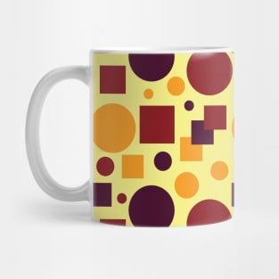 Square and Circle Seamless Pattern 015#001 Mug